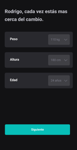 Seguimiento de Peso
